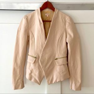 Pixley Cream Blazer with Gold Accents